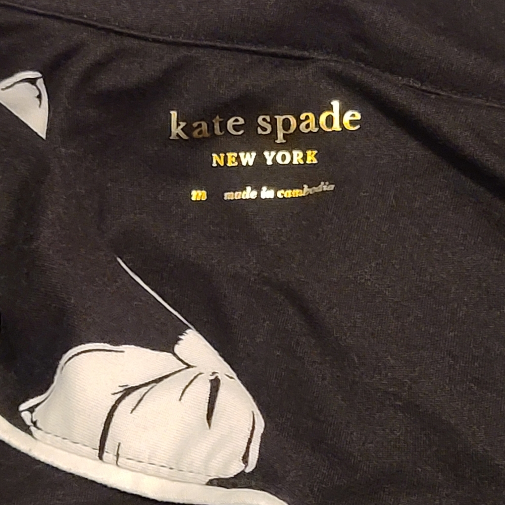 Women's Kate Spade Long-Sleeve/Pants Pajama Set, Size Medium, EC - Picture 8 of 10